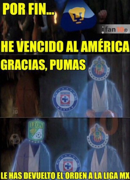 Meme de Pumas vs América